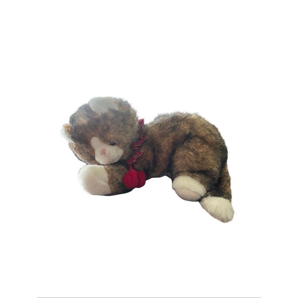 Nick & Noel Christmas Plush Calico Cat with Jingle Bells Stuffed Animal 23"